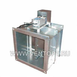 Клапан КПС-1м(60)-НО-ЭМ(220)-200x200  